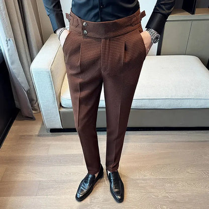 BAGNA® Men´s High Waist Formal Pants