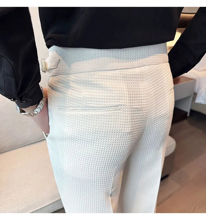 BAGNA® Men´s High Waist Formal Pants