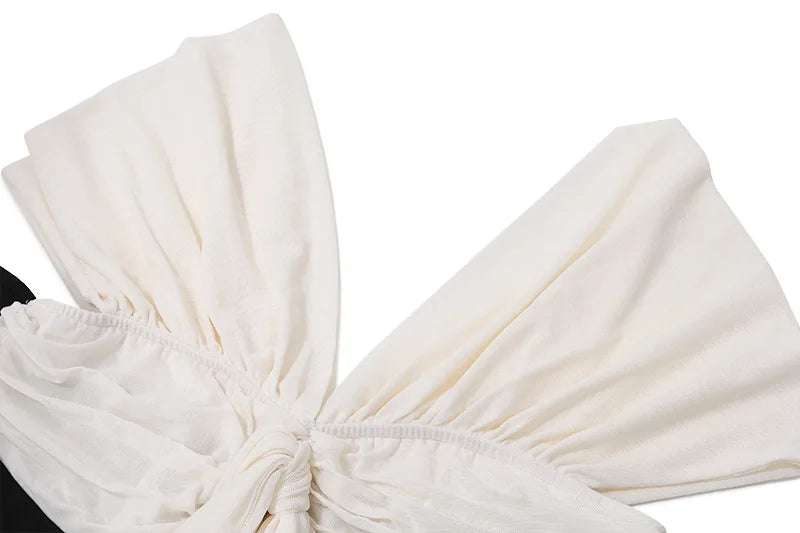 TARUXY Lace Folds Dress