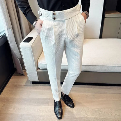 BAGNA® Men´s High Waist Formal Pants